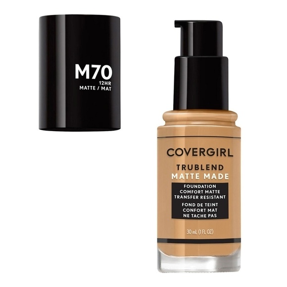 CoverGirl Trublend Matte Made Foundation M70 Sand Beige 12hr Oil-Free - Picture 3 of 4
